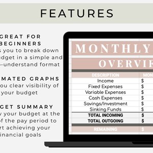 Monthly Budget Planner Google Sheets Budget Spreadsheet Excel Budget ...