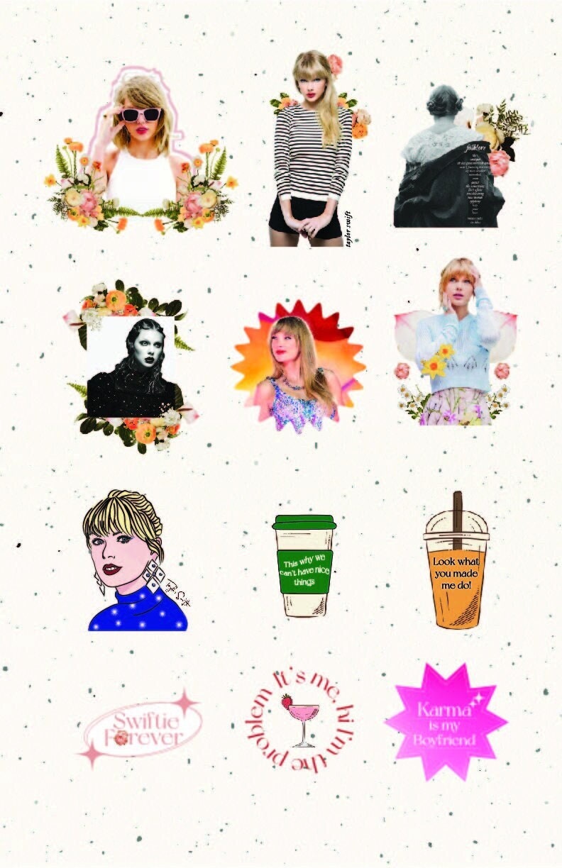 Taylor Swift Digital Stickers Taylor Swift Digital - Etsy