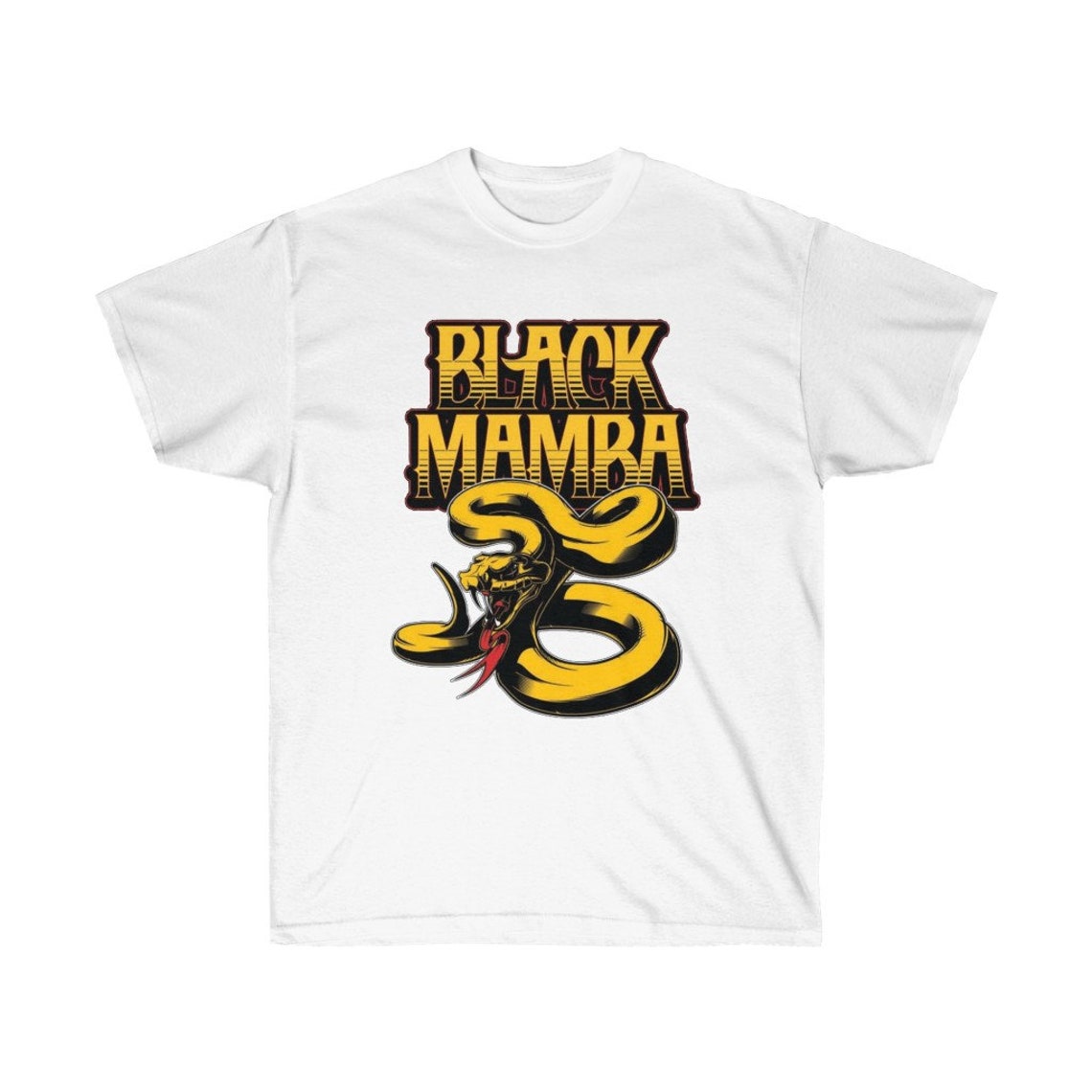 Black Mamba Snake Ultra Cotton Tee  Etsy