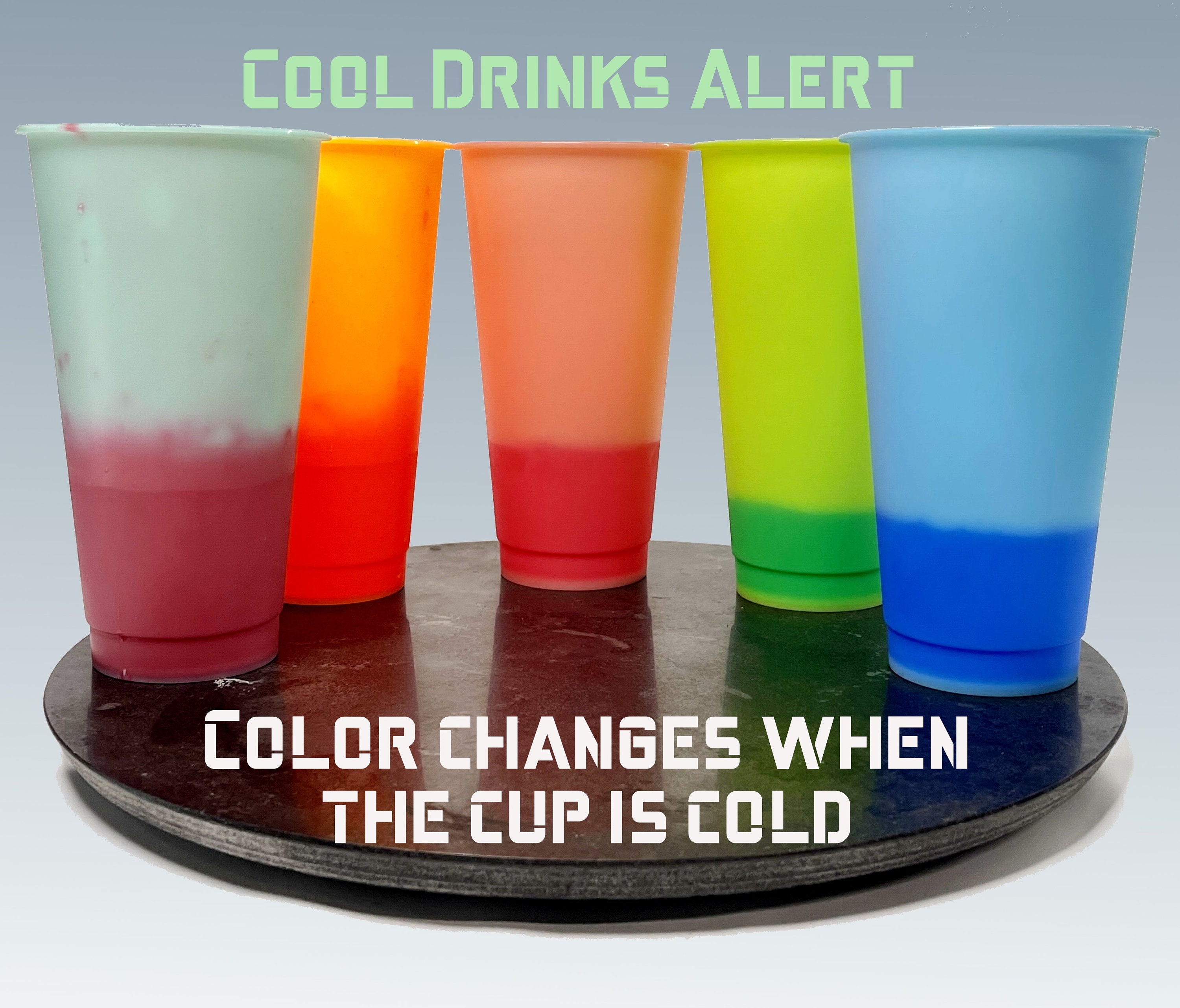 Bulk Pack 24oz ColorChanging Cold Cups with lids and reusable Etsy