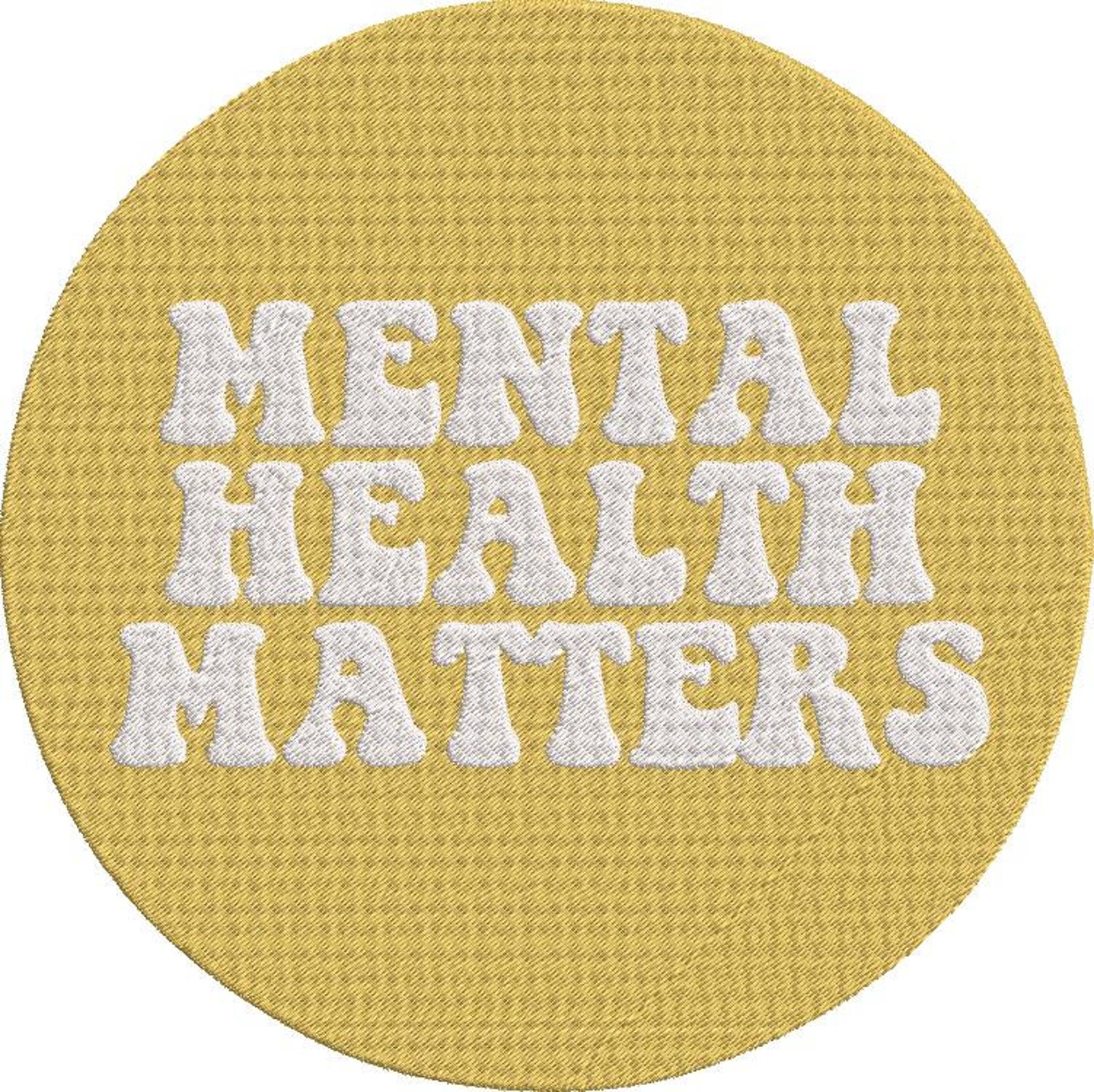Mental Health Matters Embroidery File Etsy 日本