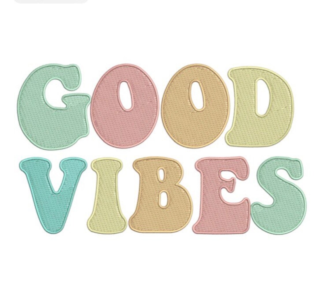 Colorful good vibes jessecmault file  etsy