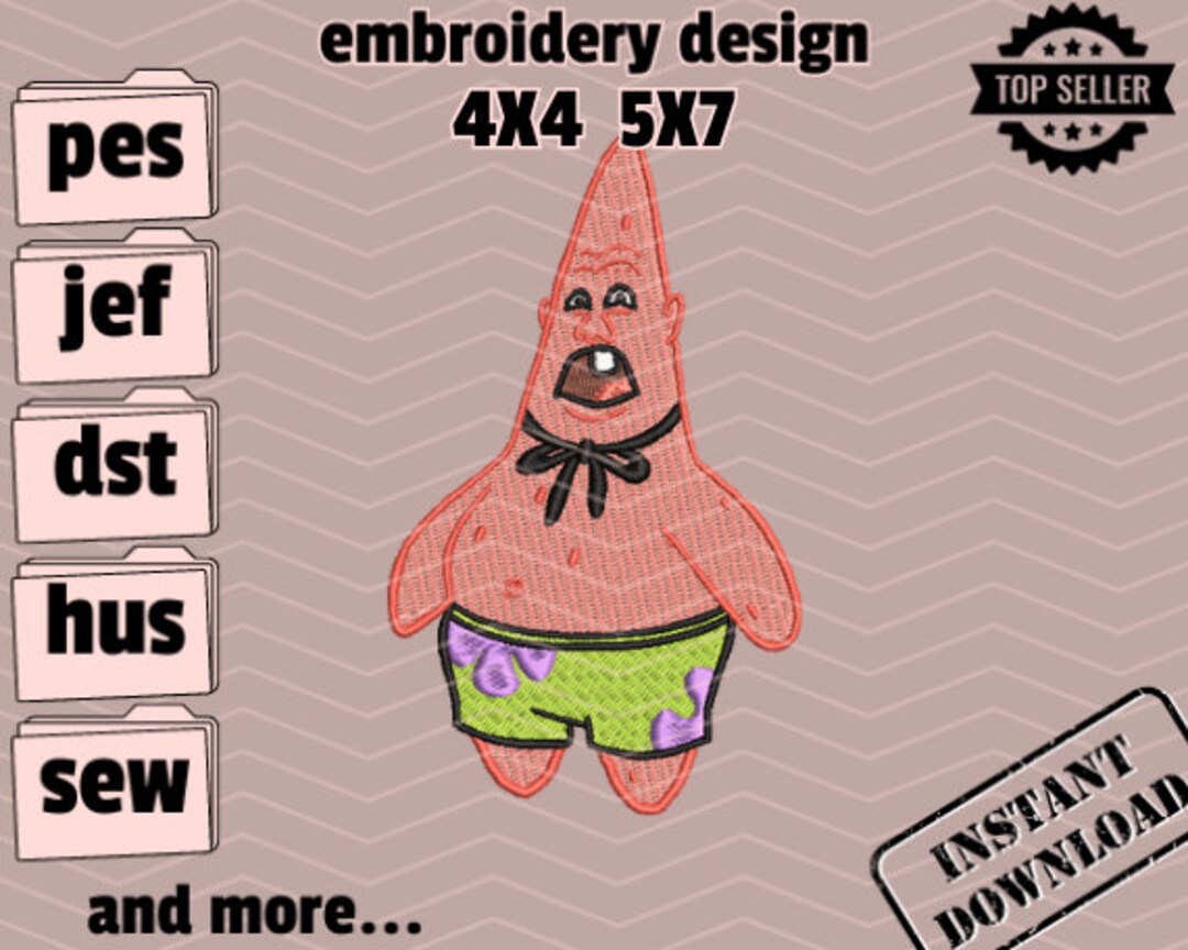 Pinhead Trendy Embroidery Design Etsy