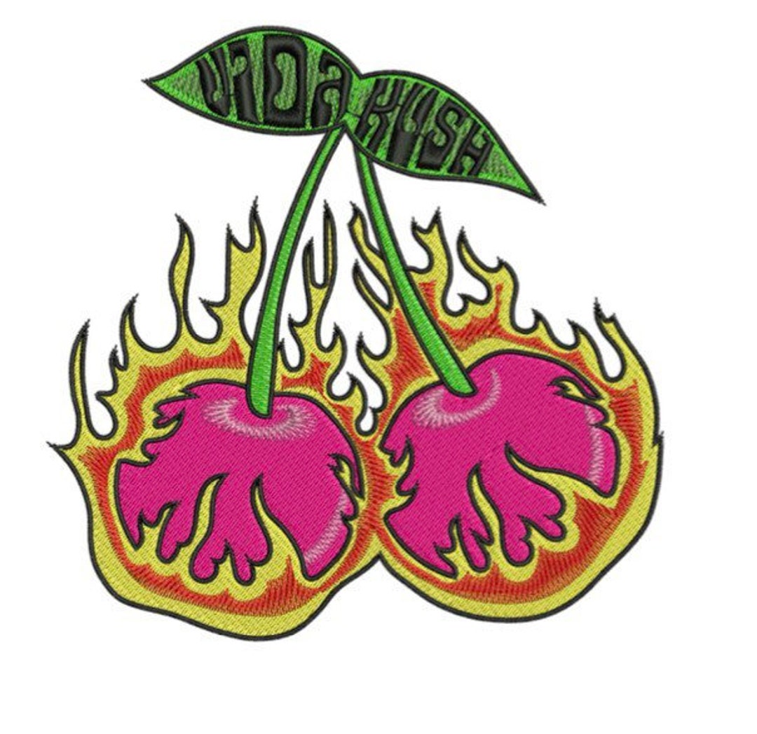 Cherry Bomb Embroidery File - Etsy