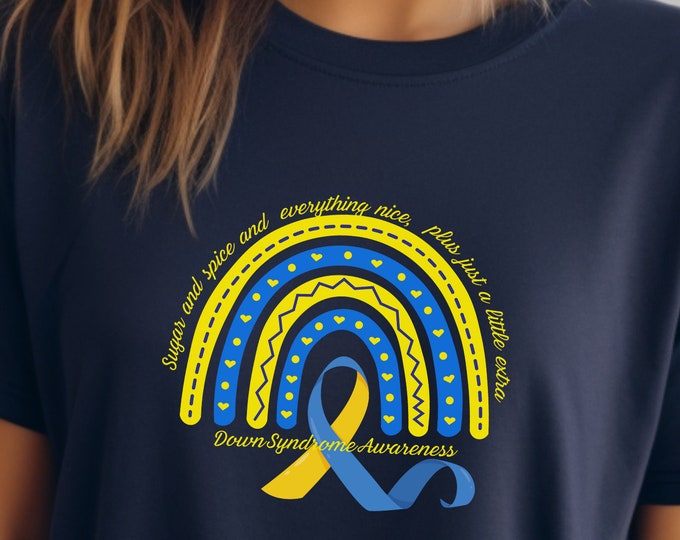 Down Syndrome Awareness Unisex T-shirt, Down Syndrome Support, Down Syndrome Shirts, Extra Special People Tee, Positive Vibes Tee, Equality