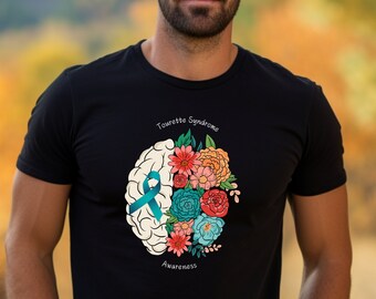 Tourette Syndrome Awareness T-shirt, Inclusion Tee, Tic Disorder, Tourette&#39;s Support Shirt, Positive Vibes Tee, Tourette Awareness Month