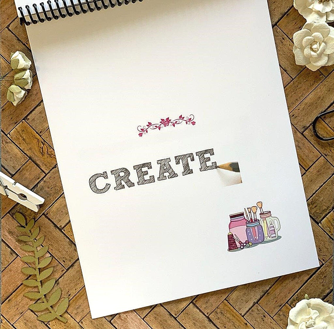 Large Drawing Pad Sketch Book for Artist Feminine Notebook Women's