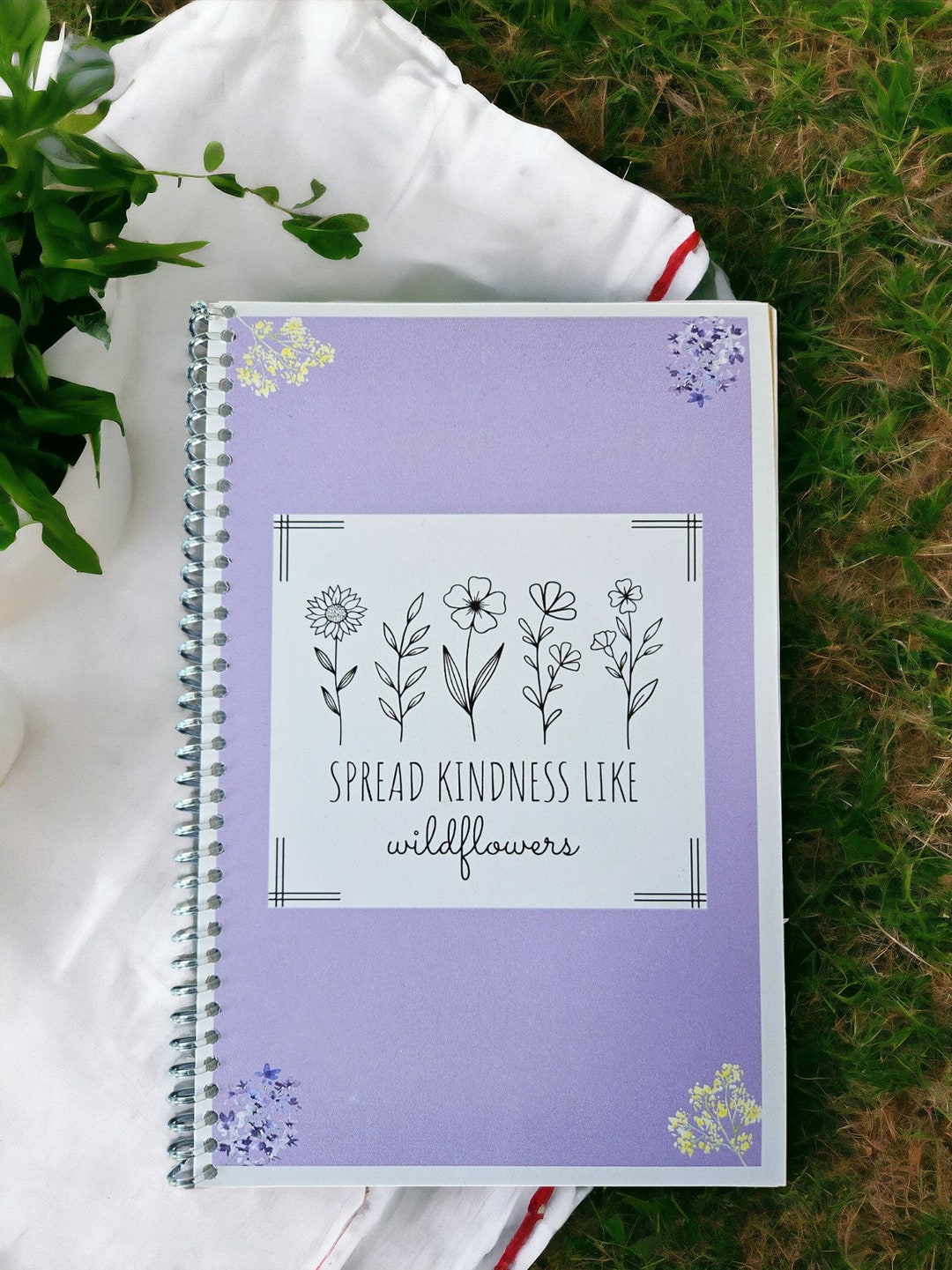 Whimsy Notebook Deco Wildflower Whimsy Notebook - Etsy