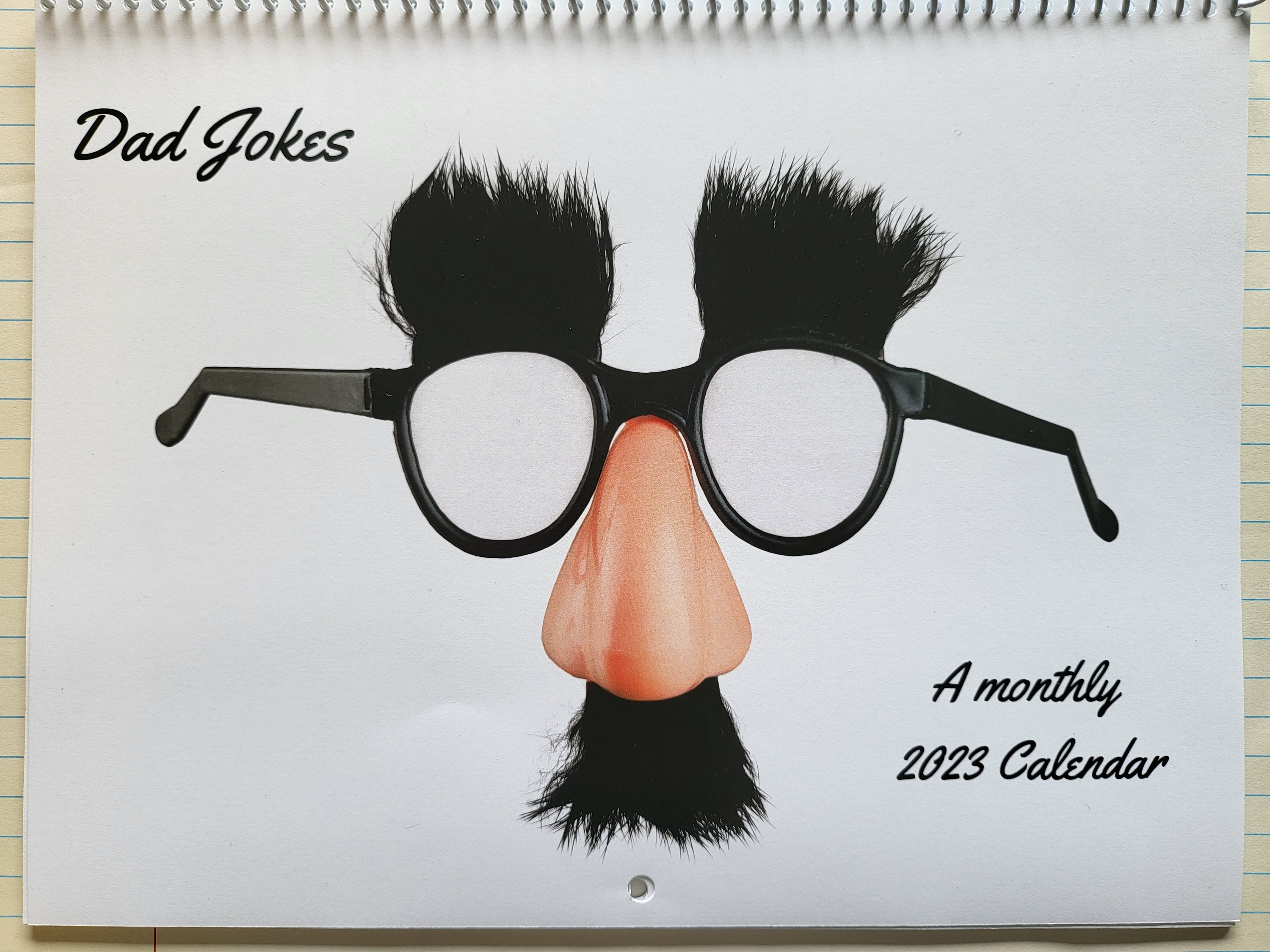 2023 Dad Jokes Calendar Hanging Monthly Wall Calendar - Etsy