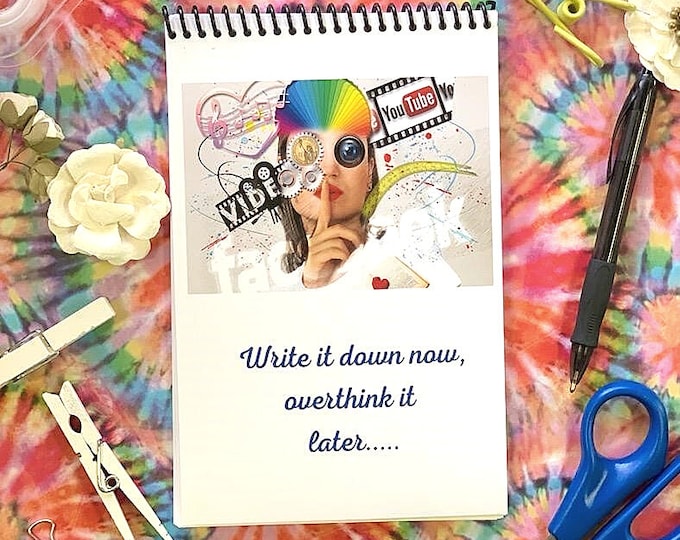 Overthink About It- Notebook for Overthinkers- Funny and Witty Journal