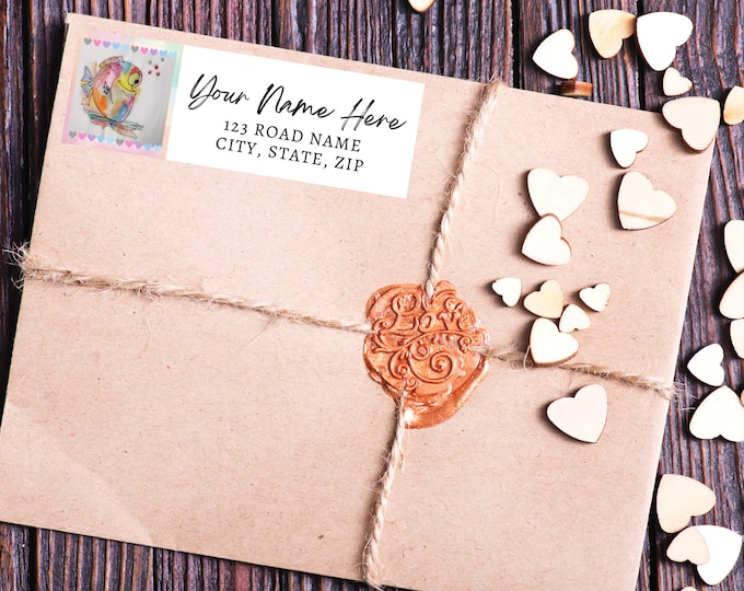 High Quality Waterproof Address Labels, Original Artwork by Artists with Disabilities