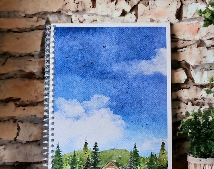 Forest Cottage Notebook