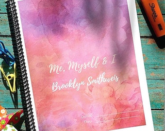 Women's Daily Planner and Organizer for Her- Feminine Notebook, Add your own personalization!