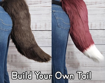 Build Your Own Custom Large Fox Wolf Furry Tail