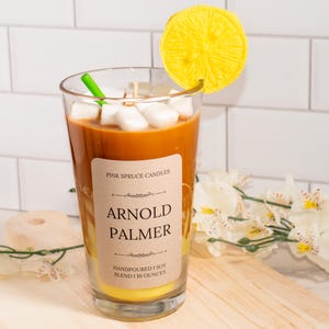 Cadeau Arnold Palmer, Bougie pour thé glacé, Limonade au thé glacé, Boisson d'été, Cadeau pour papa, Bougie pour thé glacé Long Island, Cadeau pour collègue, Cocktail