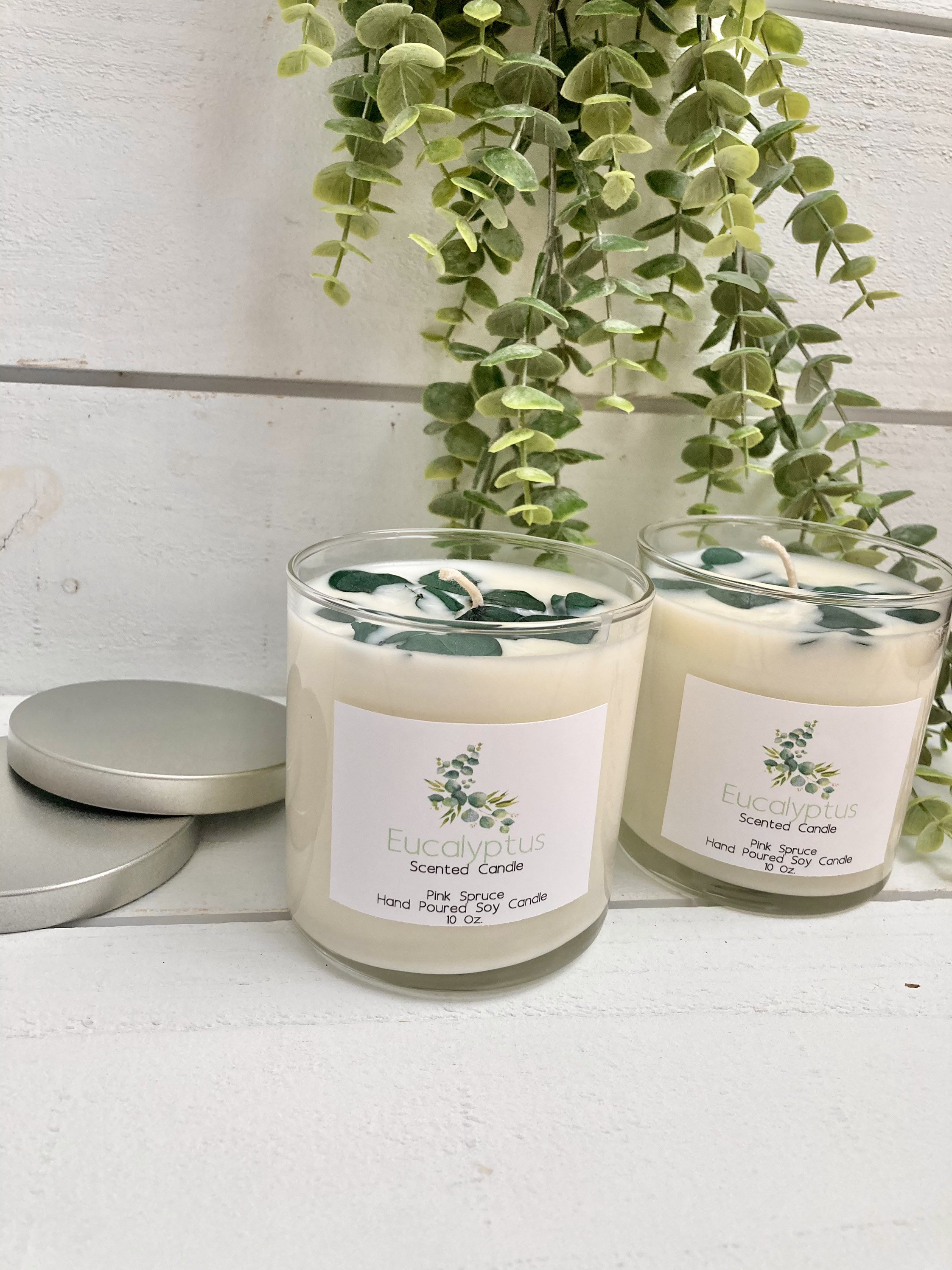 Eucalyptus Candle / Aromatherapy Candle / Relaxing Scented Etsy