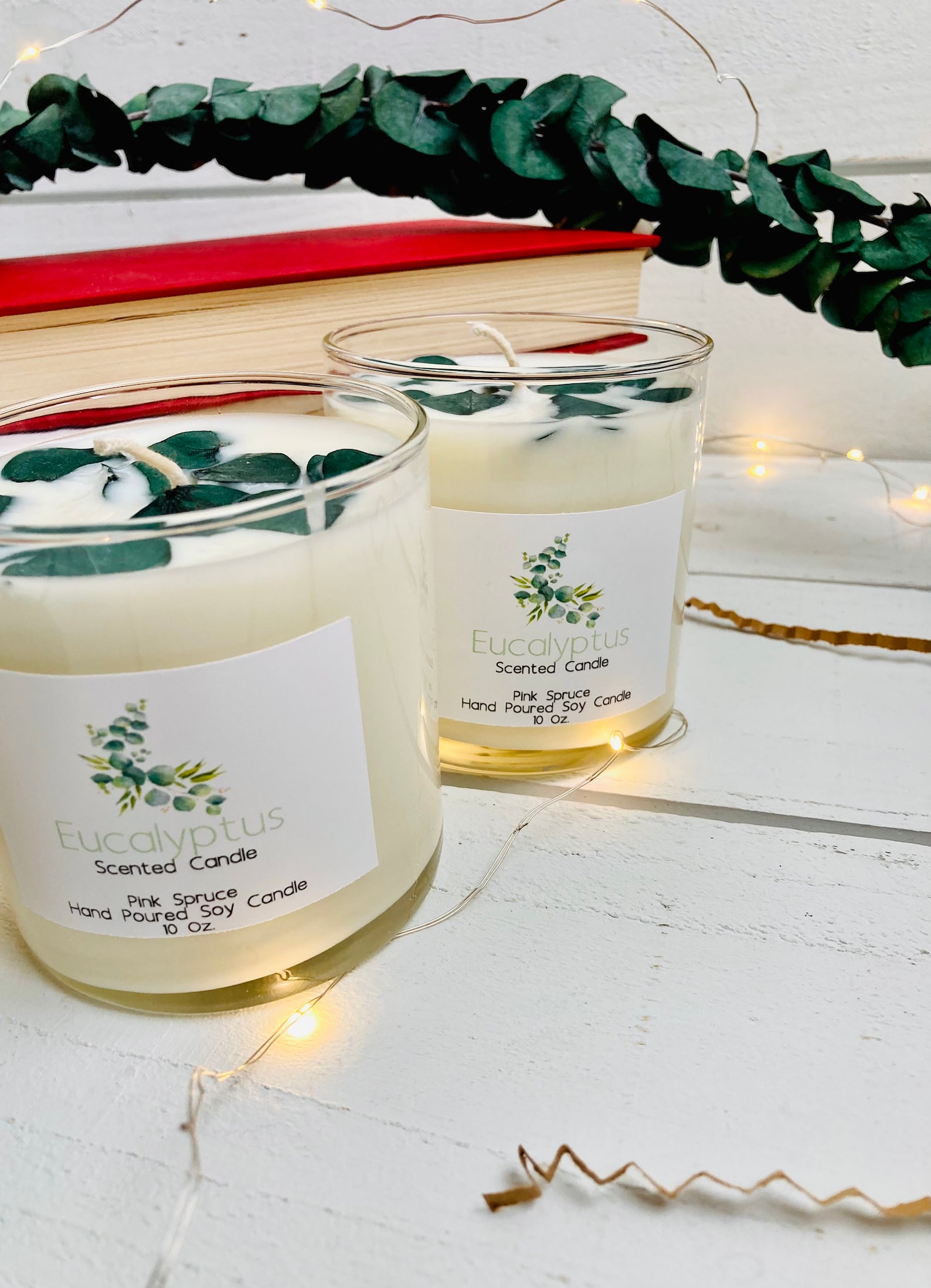 Eucalyptus Candle / Aromatherapy Candle / Relaxing Scented Etsy