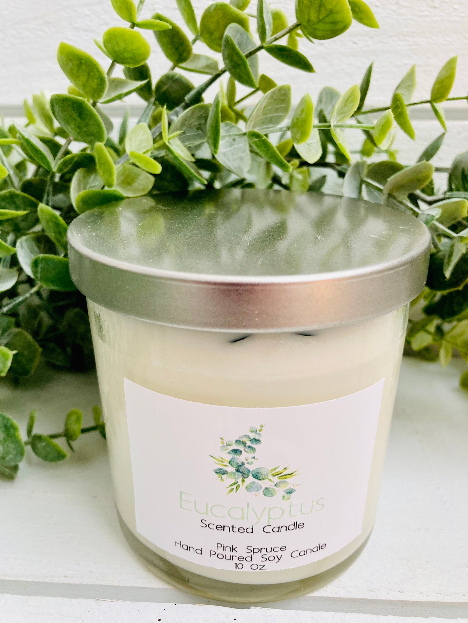 Eucalyptus Candle / Aromatherapy Candle / Relaxing Scented Etsy