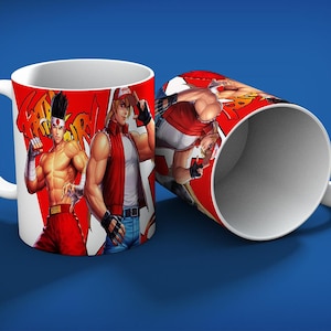 Personalized King of Fighters Mug – Fatal Fury Team Arcade Game