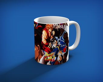 Street Fighter II the movie Personalized Mug - kof - Arcade Mug - Game Mug - Classic Game - Gamer - Fighting game