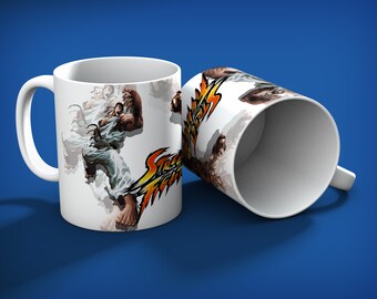 Personalized Street Fighter Mug – Arcade Game Gift