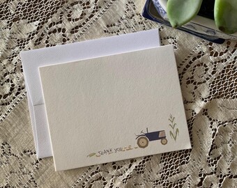 Country Tractor Thank You Cards | Artist Designed |  Set of 10