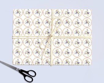 Chinoiserie Gift Wrap Sheets | Set of 5 I Artist Designed