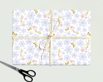 Texas Wildflowers Gift Wrap | Set of 5 | Artist Designed