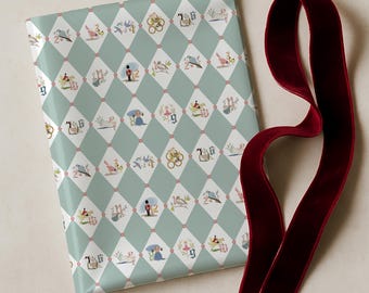 Wrapping Paper | Twelve Days of Christmas | Set of 5 | Artist Designed