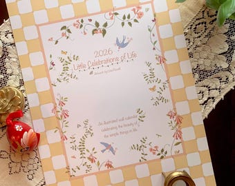 2026 Illustrated Wall Calendar: Little Celebrations of Life