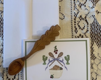 Country Kitchen Note Cards | Farmhouse Stationery Set | Set of 10
