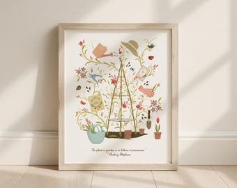 Garden Life Art Print