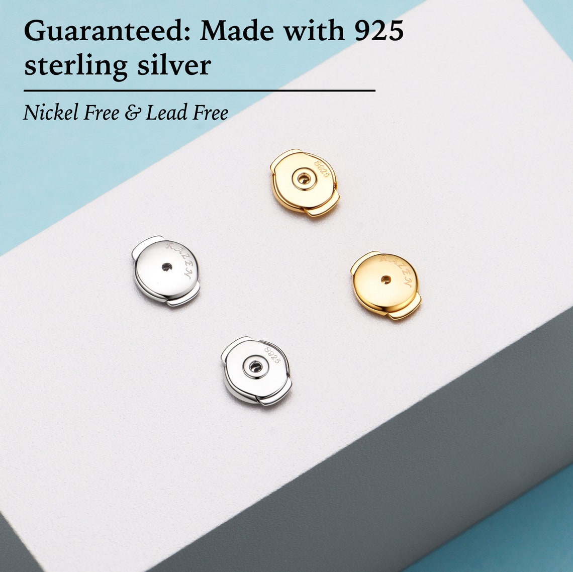 Protector Earring Backs La Pousette Guardian Push Backs for Etsy