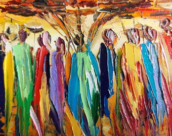 2076❣️ タイトル　(tribe) 油絵 2076❣️ タイトル (tribe) 油絵