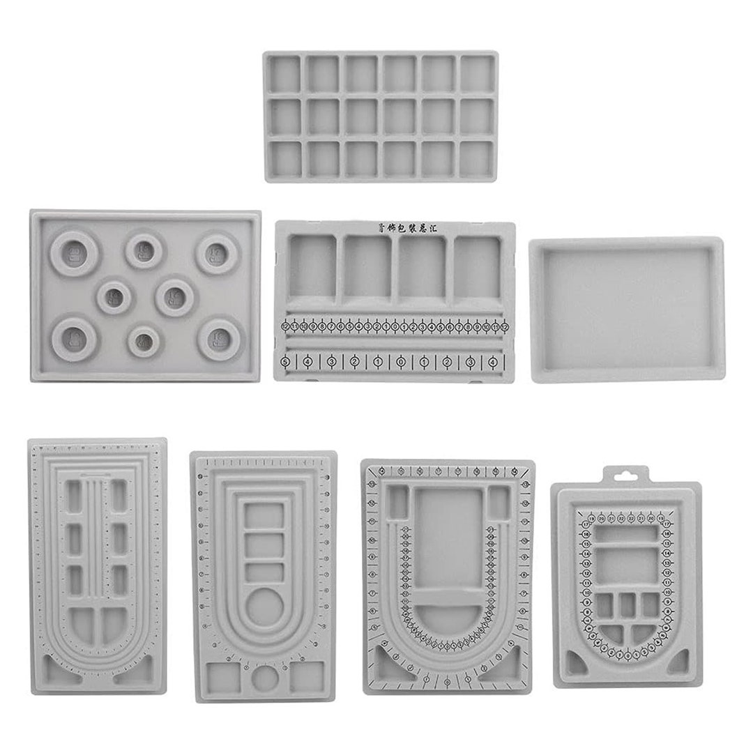 8 Pieces Bead Design Board Flocked Bracelet Design Board Etsy