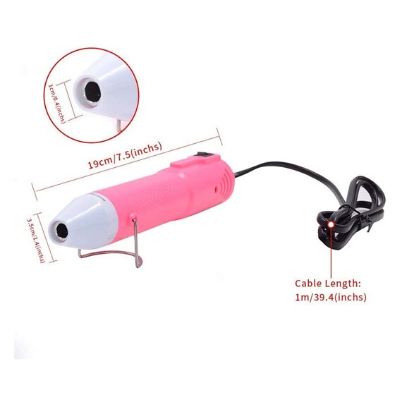 New Heat Gun,mofa Hot Air Gun Tools Shrink Gun with Stand For DIY Embossing  And Drying Paint Multi-Purpose Electric Heating Nozzle Heat Gun For Epoxy