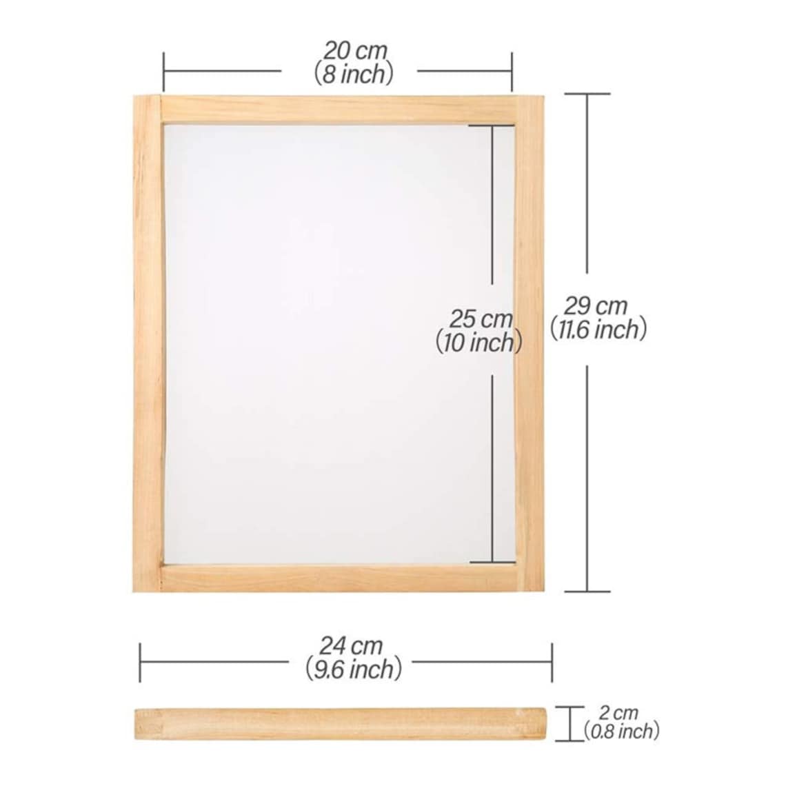 6 Pieces Wood Screen Printing Frames 8 x 10 Inch with 110 Etsy
