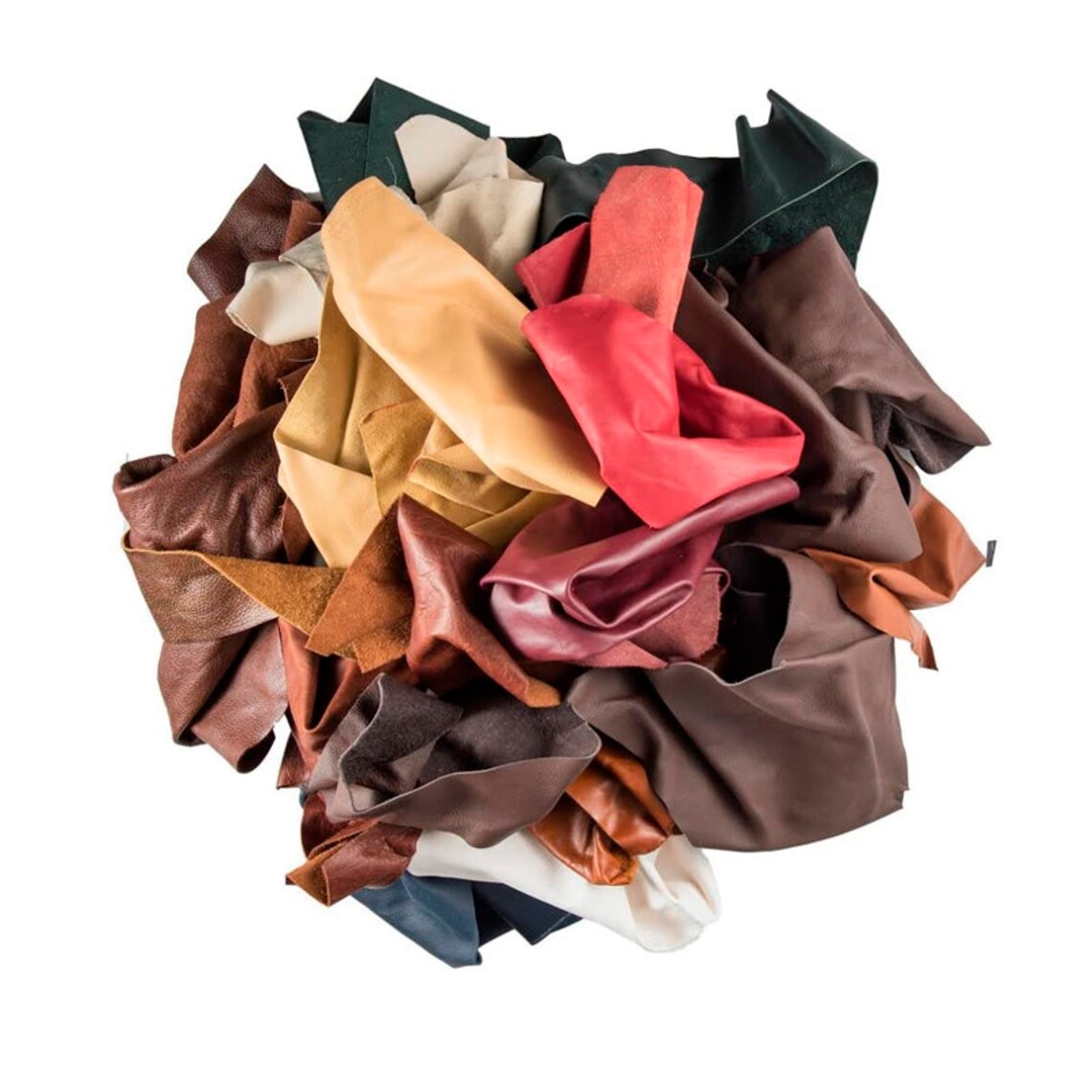 Leather Scraps Upholstery Leather 2 LB & 1Genuine Etsy