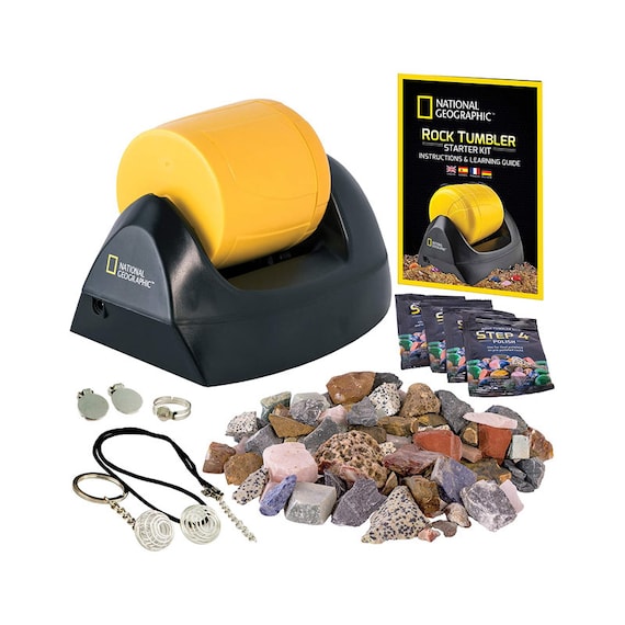 Starter Rock Tumbler Kit Rock Polisher for Kids and Adults