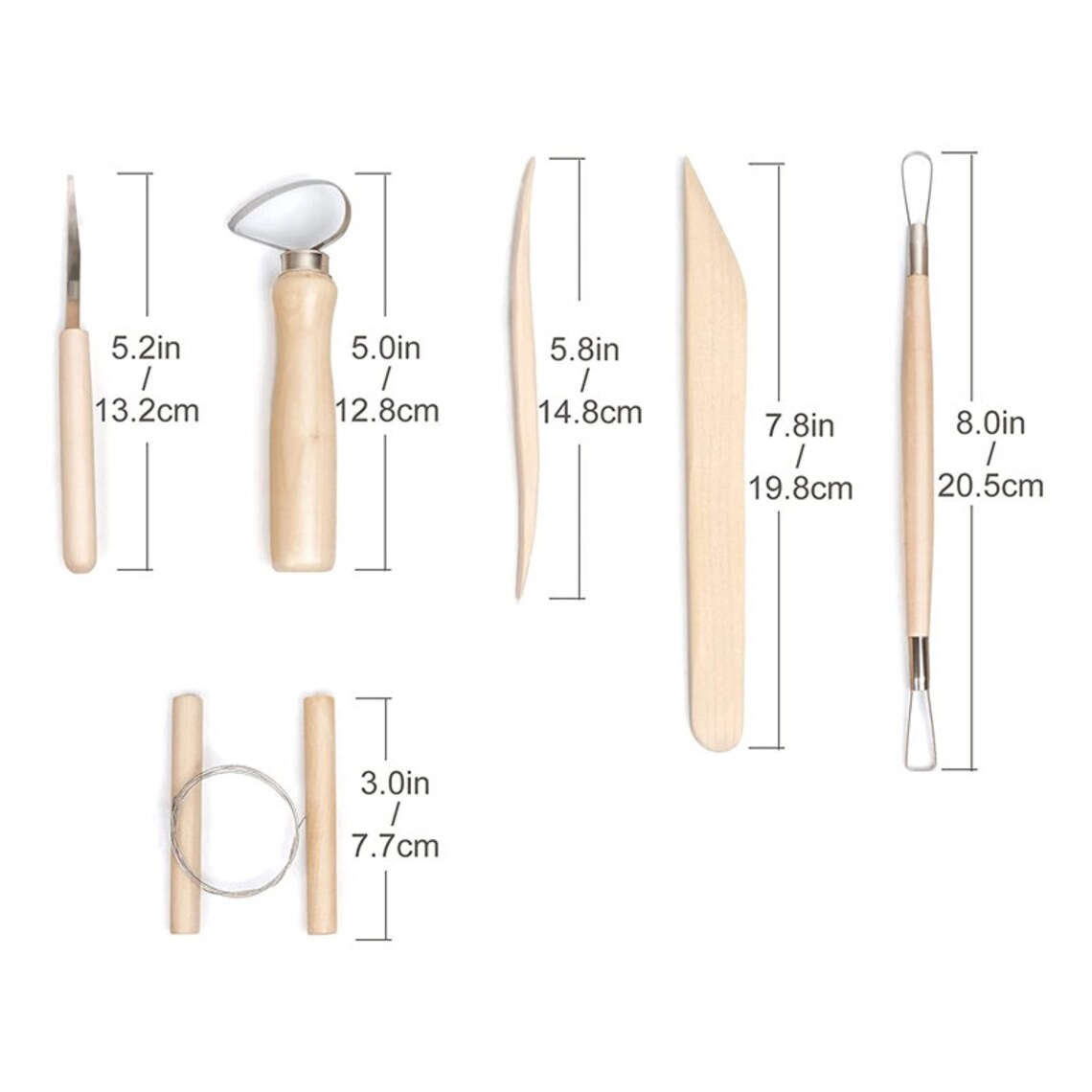 MakeMake Tools Tonhammer – Handgefertigt Aus Buchenholz, Für Töpferarbeiten