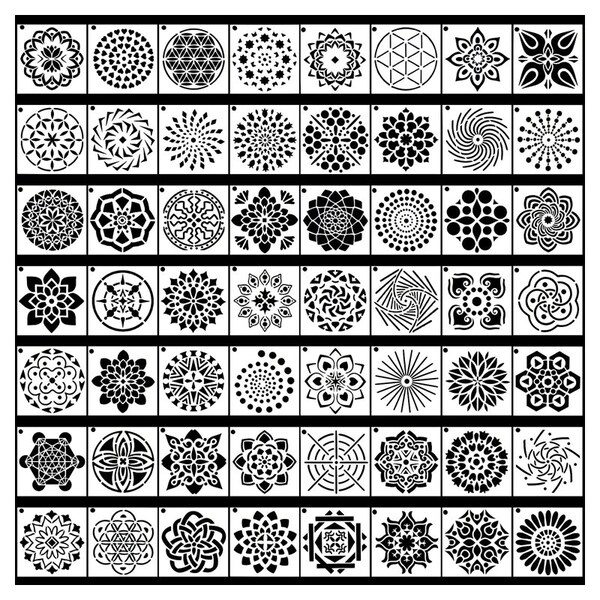 Dot Mandala Stencil - Etsy