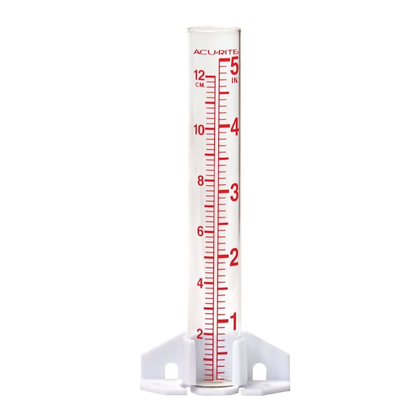 Acurite 00810A2 Glass Rain Gauge Etsy