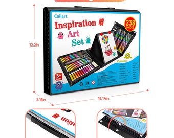 238 Pack Art Set, Deluxe Art Supplies Painting Coloring Set Craft