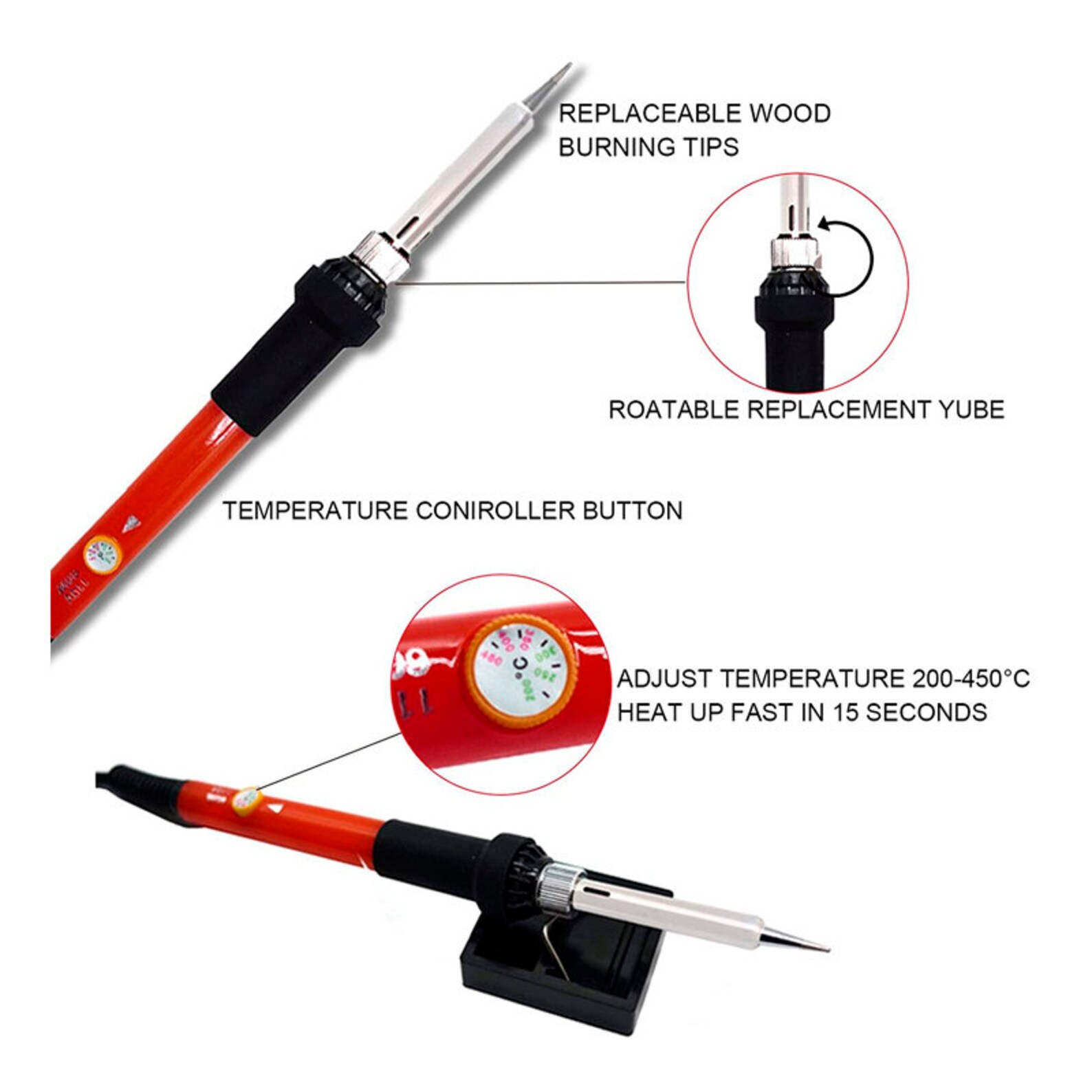 Burning Kit for Beginners PETUOL 50PCS Professional Wood Etsy