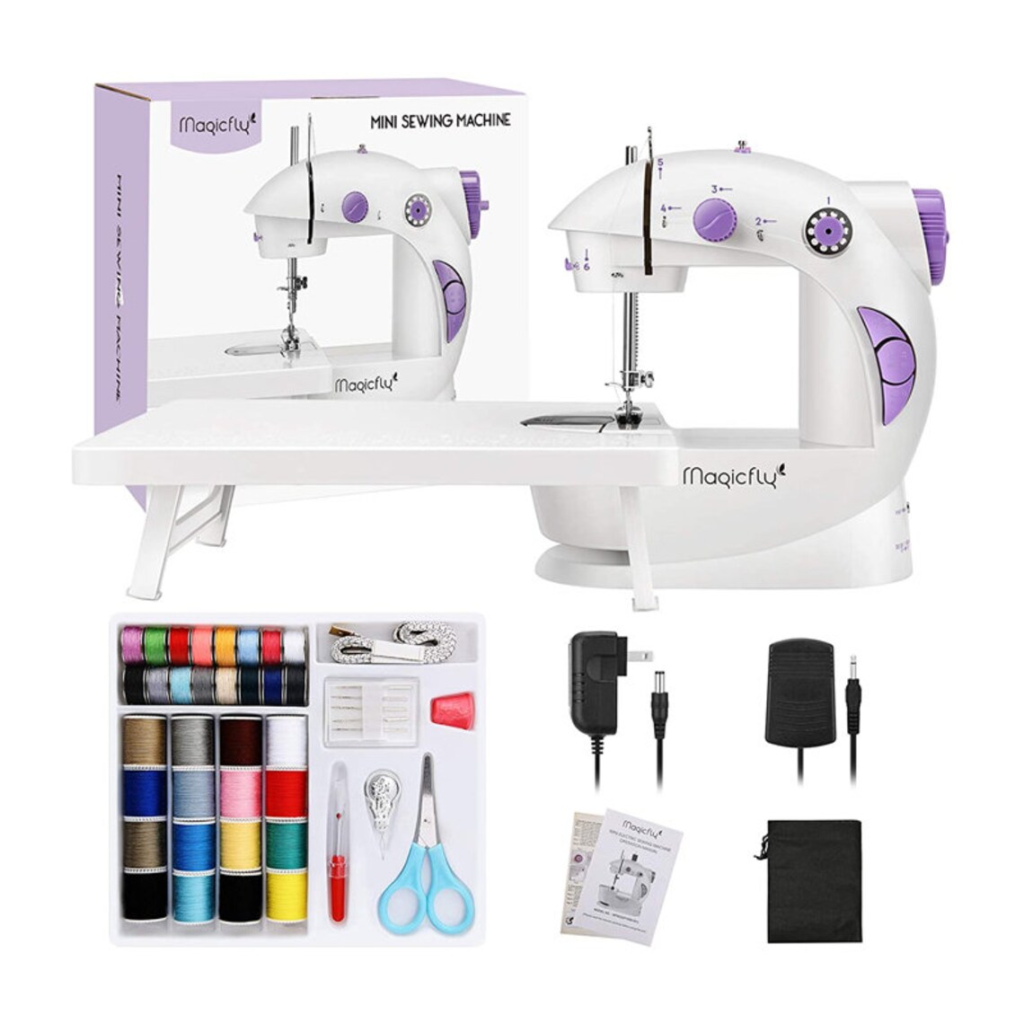 Magicfly Mini Sewing Machine for Beginner Dual Speed Portable Etsy