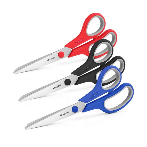 ToolTreaux Stainless Steel Heavy Duty Fabric Scissors Sewing Supplies (3  Sizes)