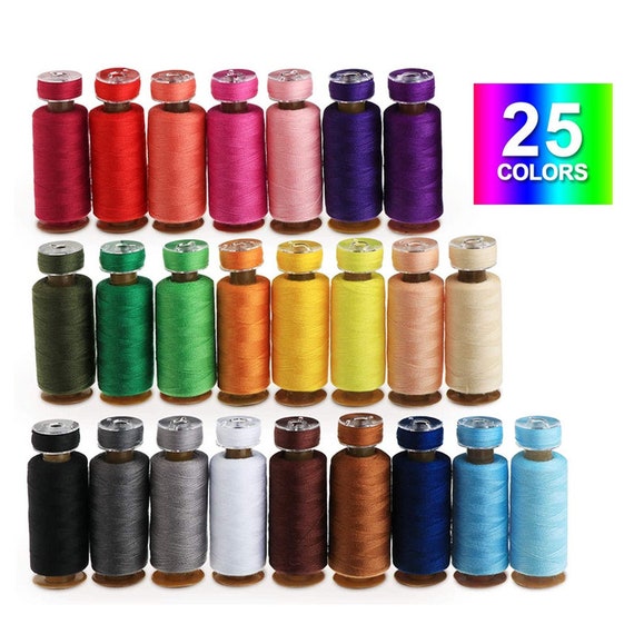 Polyester Thread Sewing Threads Spools Pack Of 25
