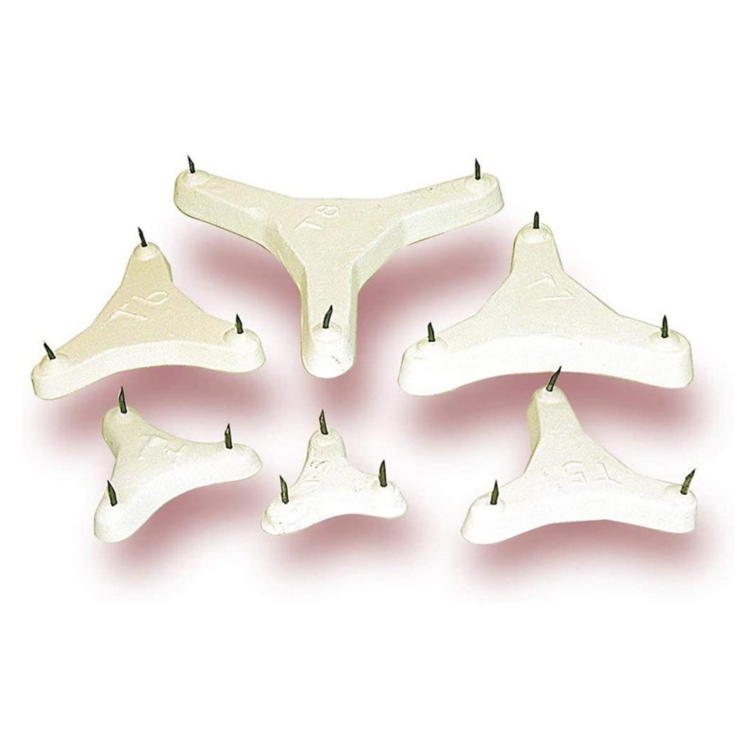 Ceramic 3 Pin Tripod Stilt Assortment Sizes 11/8 to 33/4 Etsy