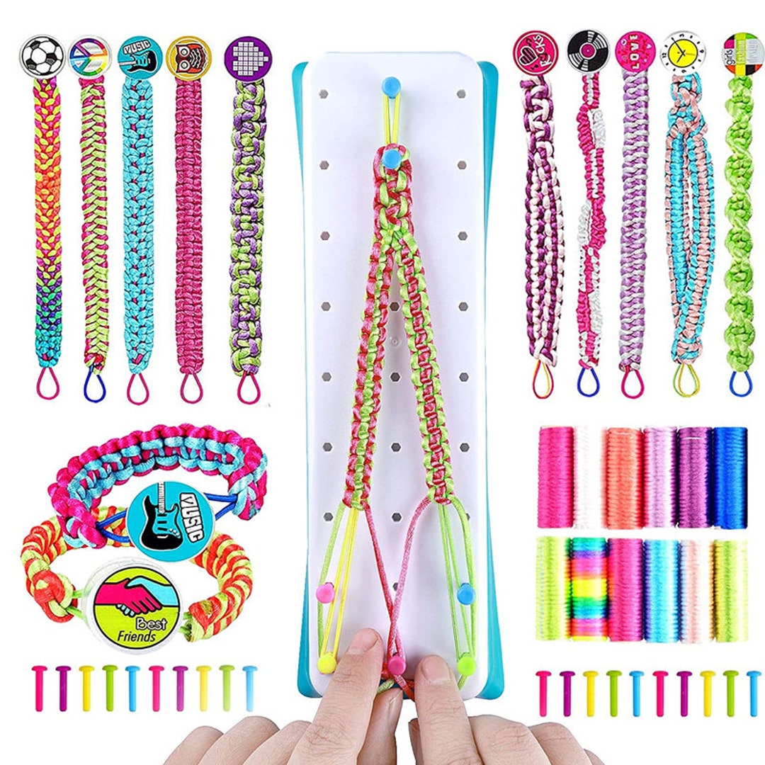 DDAI Arts and Crafts for Kids Age 8-12 Friendship Bracelet Making Kit for Girls - Best Birthday Gifts Ideas for Girl 7 9 10 1