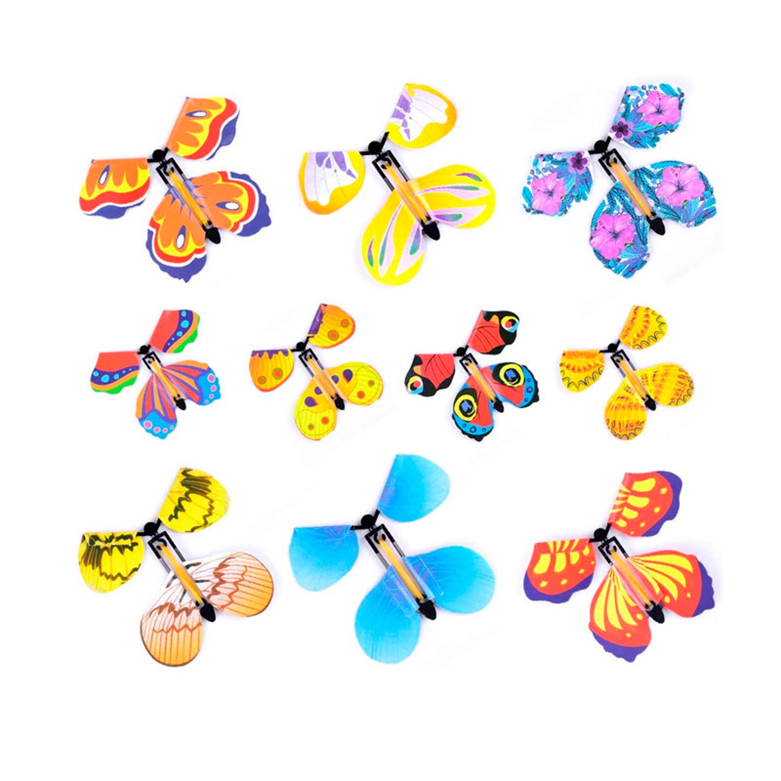 20pcs Magic Fairy Flying Butterfly Wind up Butterfly Toy for Etsy